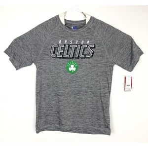 Boston Celtics Mens T-Shirt NBA Basketball Gray Size Medium New With Tags NWT